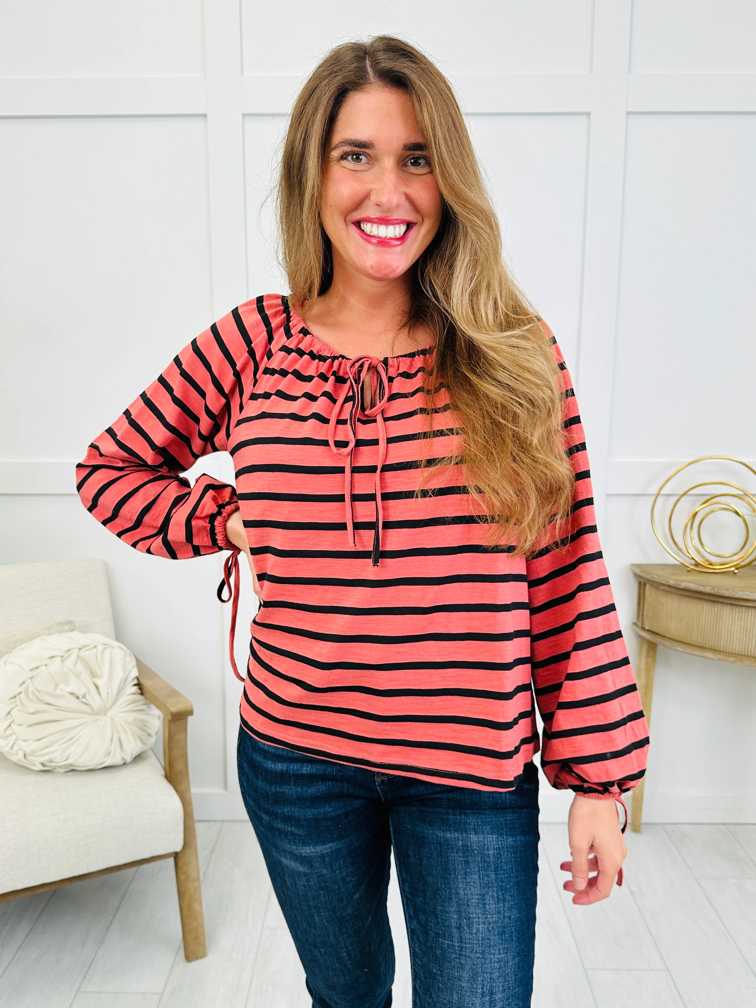 Ribbon & Stripe Top - Image 3
