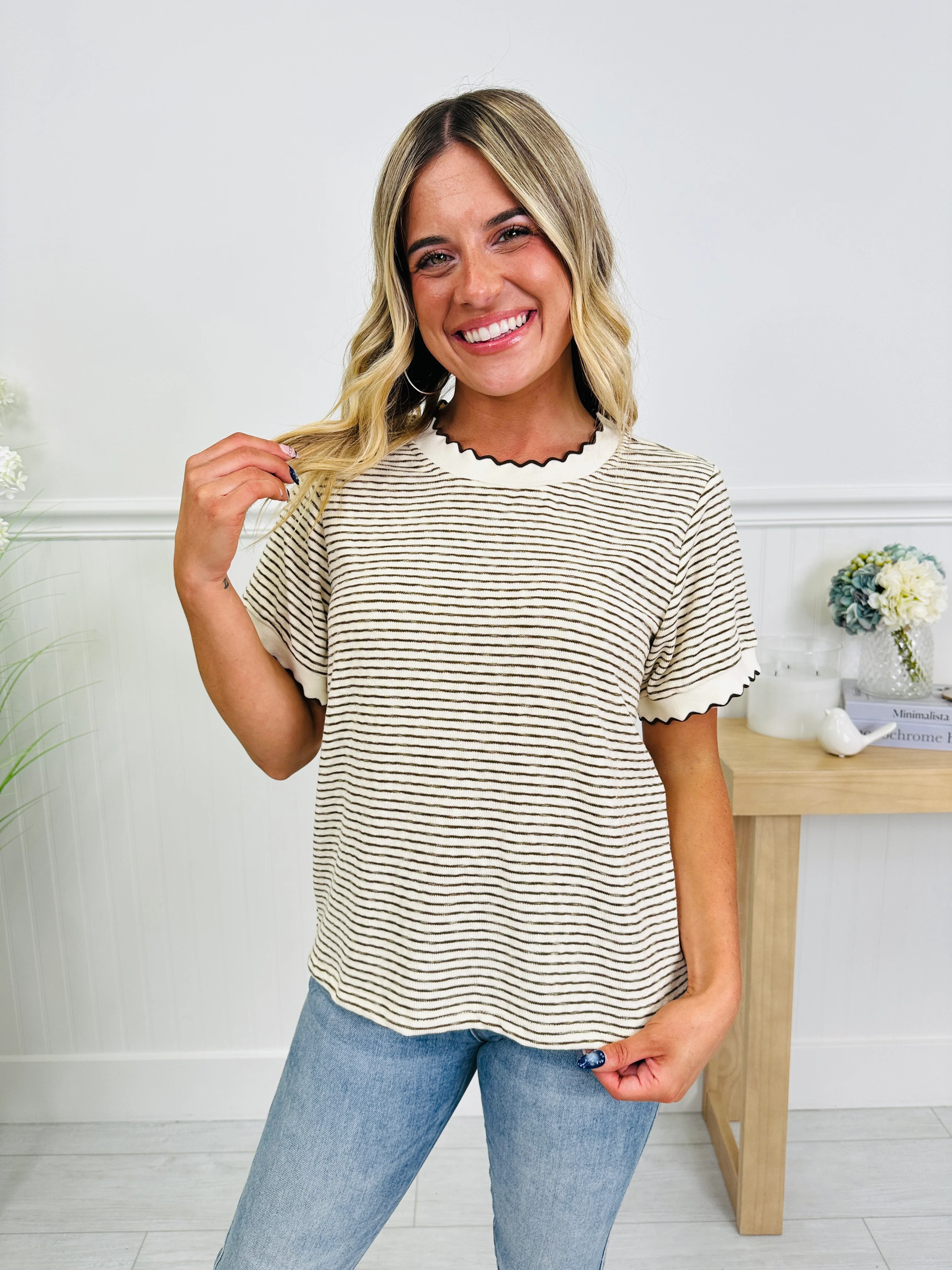 Scalloped & Sweet Top In Multiple Colors - Image 7