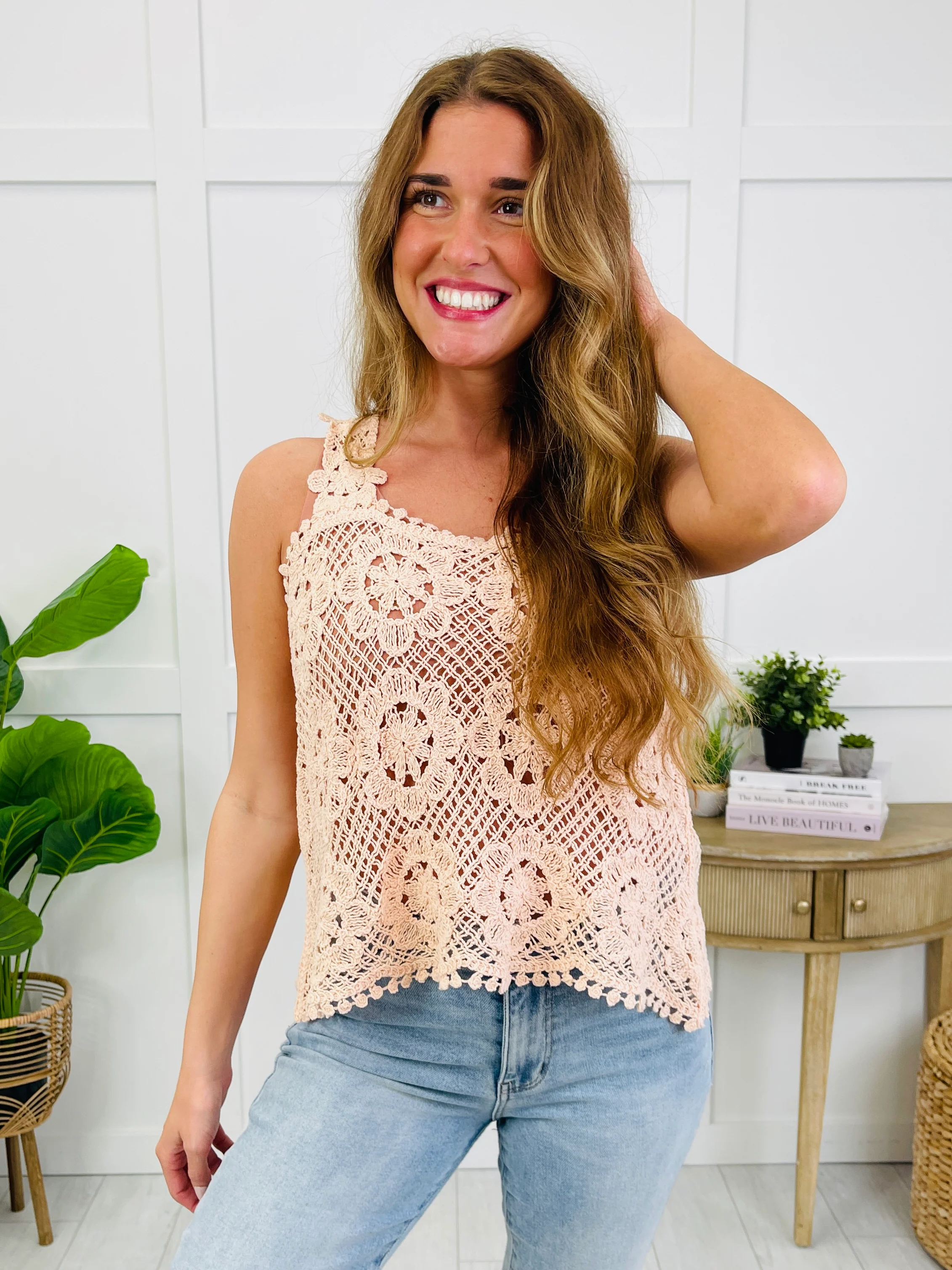 Soft Petal Crochet Top - Image 3