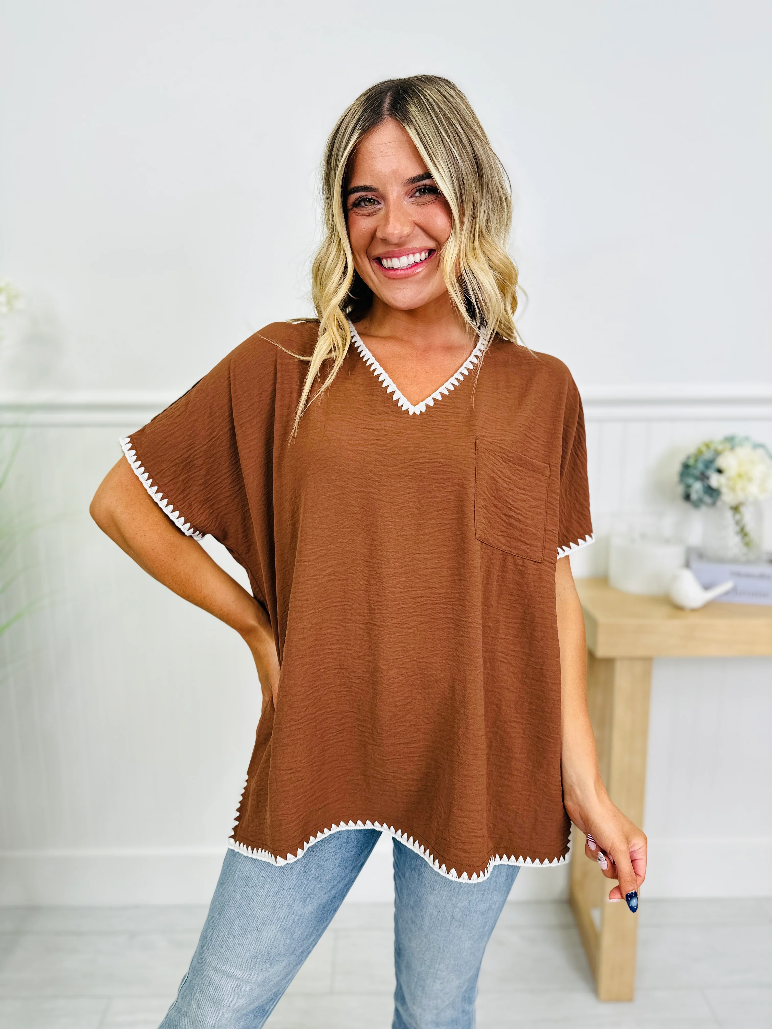 Stitched In Style Top In Multiple Colors - Image 11