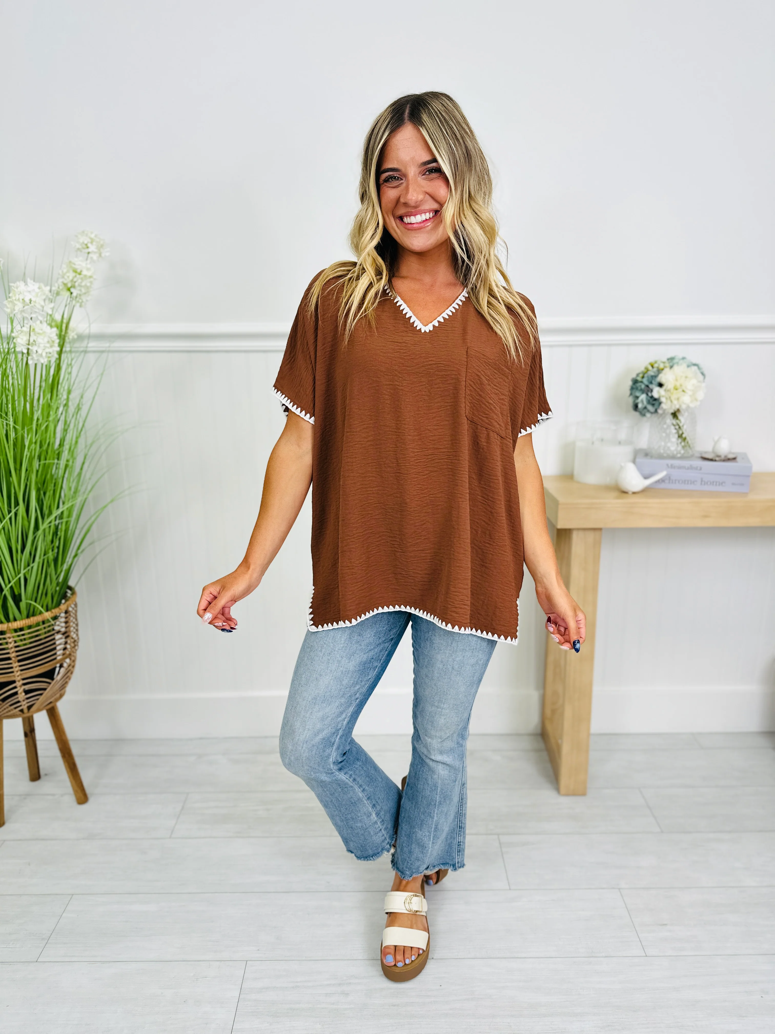 Stitched In Style Top In Multiple Colors - Image 12