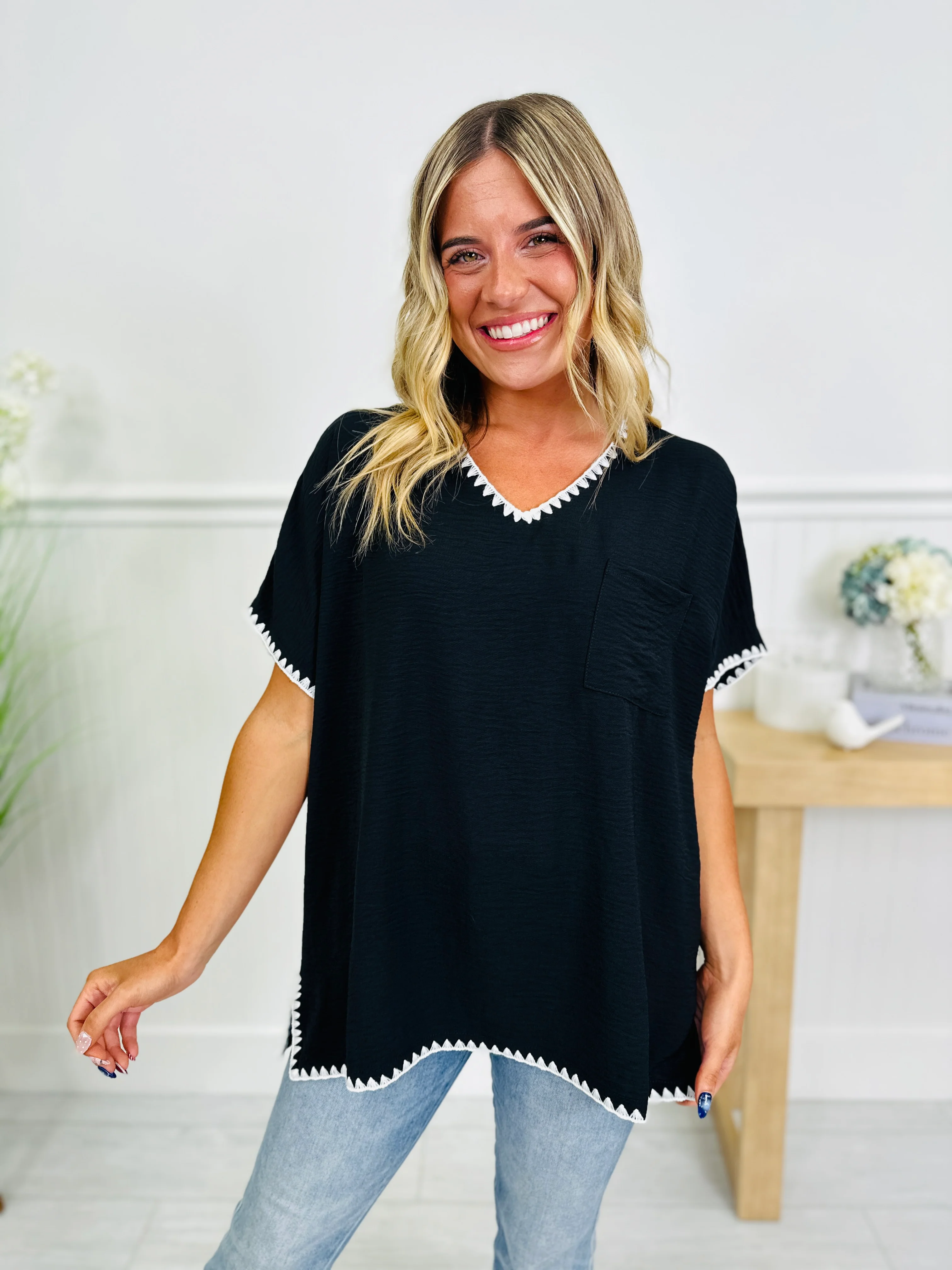 Stitched In Style Top In Multiple Colors - Image 15