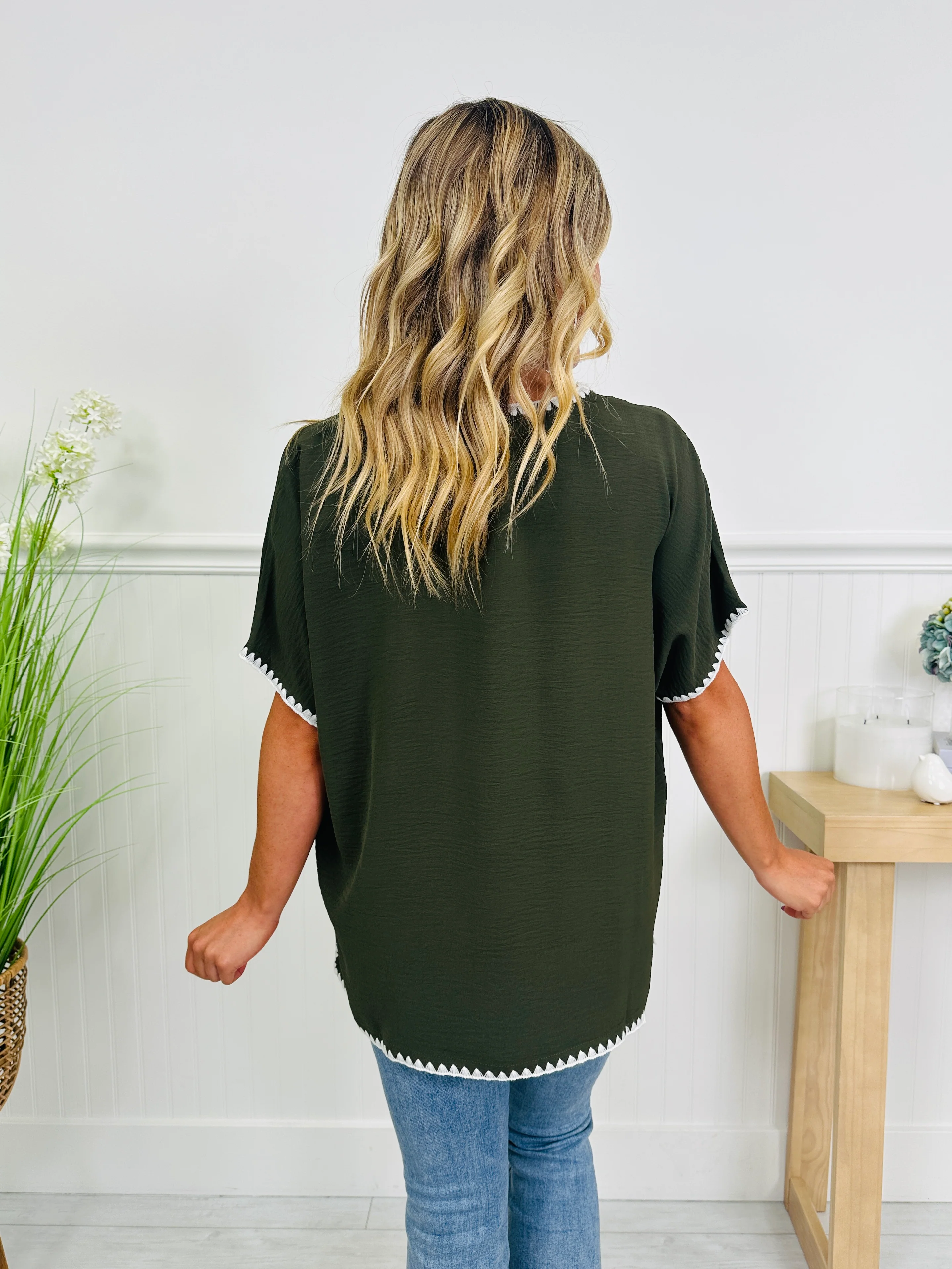 Stitched In Style Top In Multiple Colors - Image 8