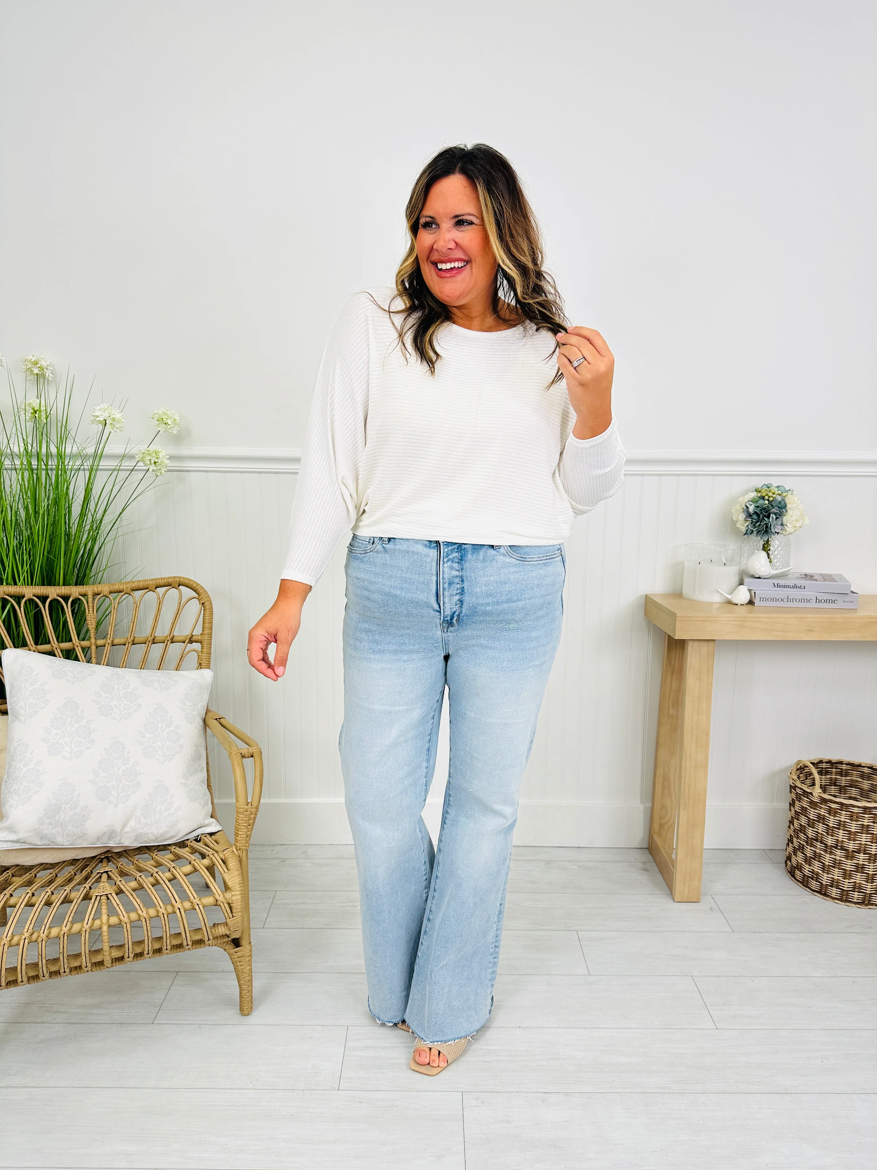 Stop and Stare Flare Tummy Control Jeans - Image 10
