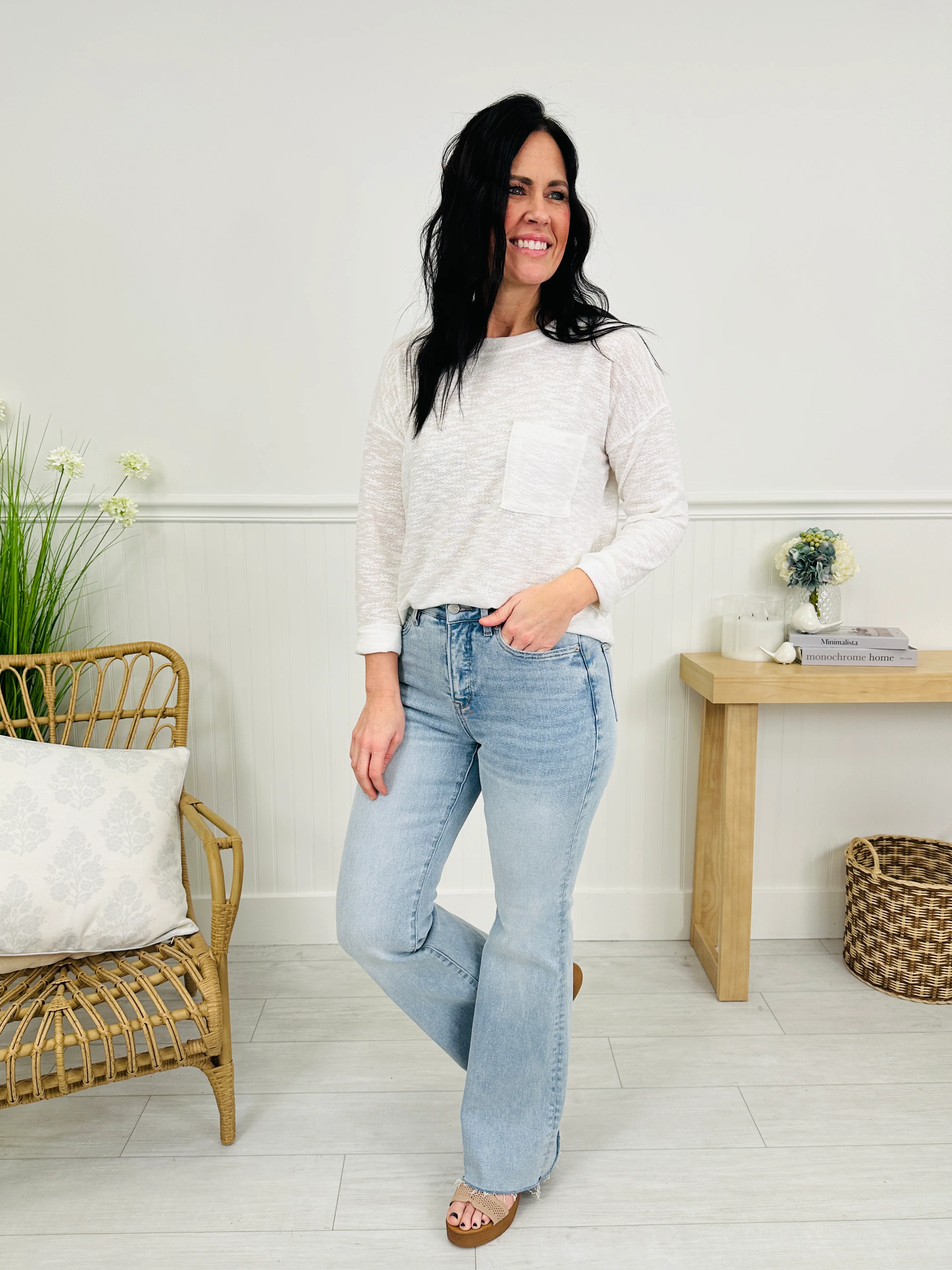 Stop and Stare Flare Tummy Control Jeans - Image 13