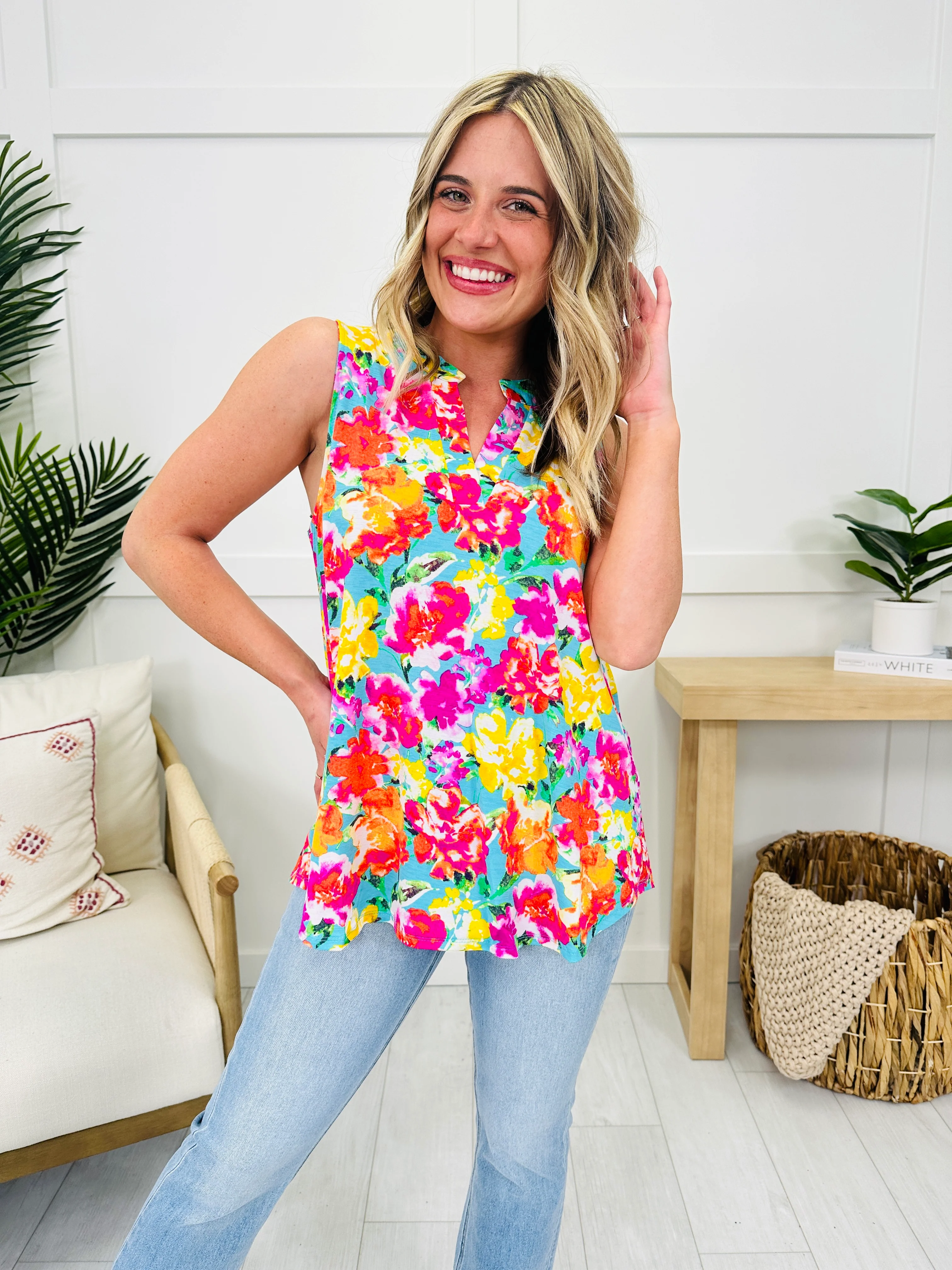 Sunny Days Tank Top in Palm Beach - Image 3