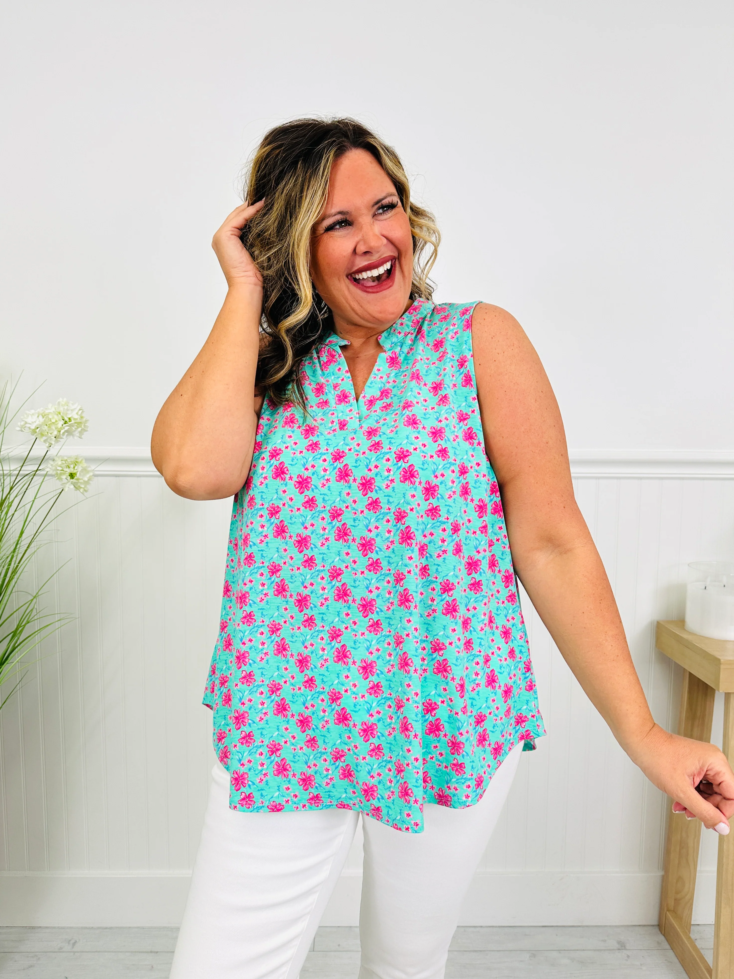 Sunshine Energy Top in Key West Print - Image 5