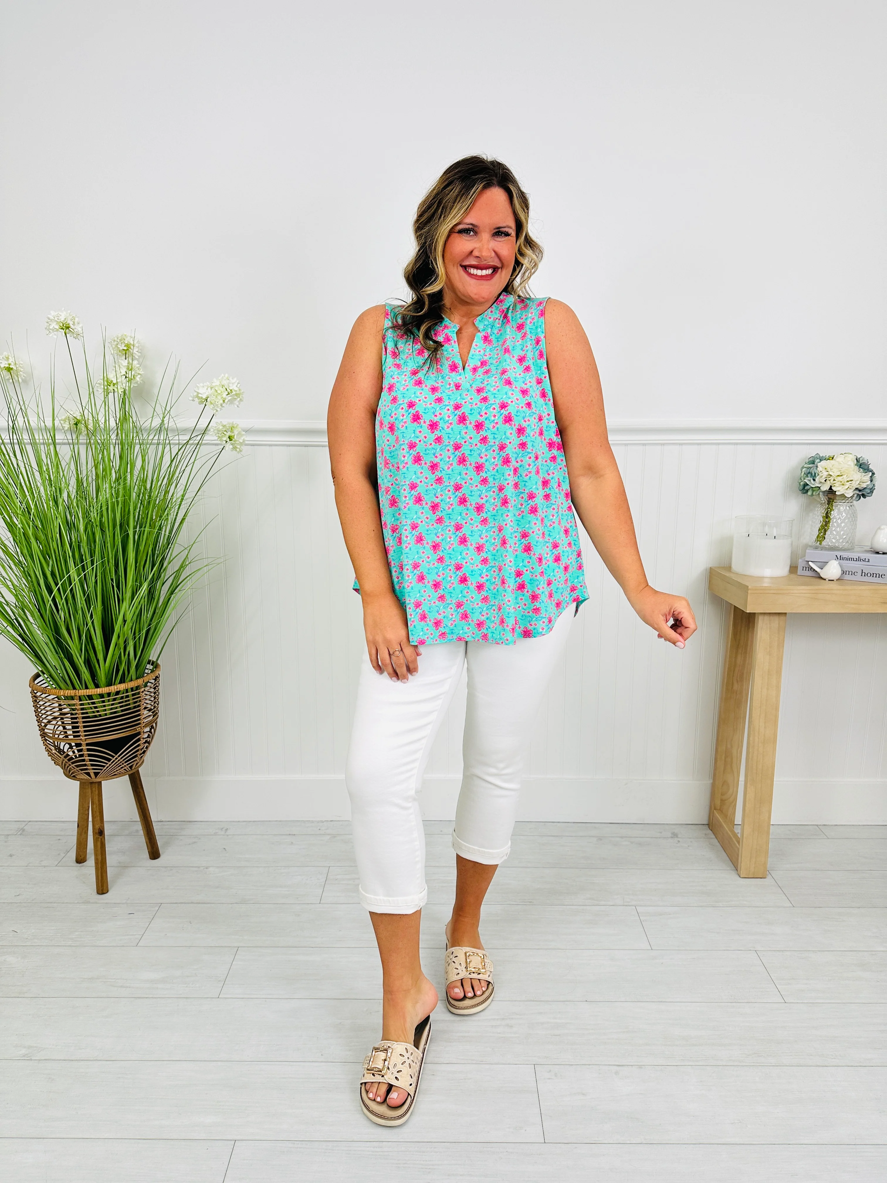 Sunshine Energy Top in Key West Print - Image 6