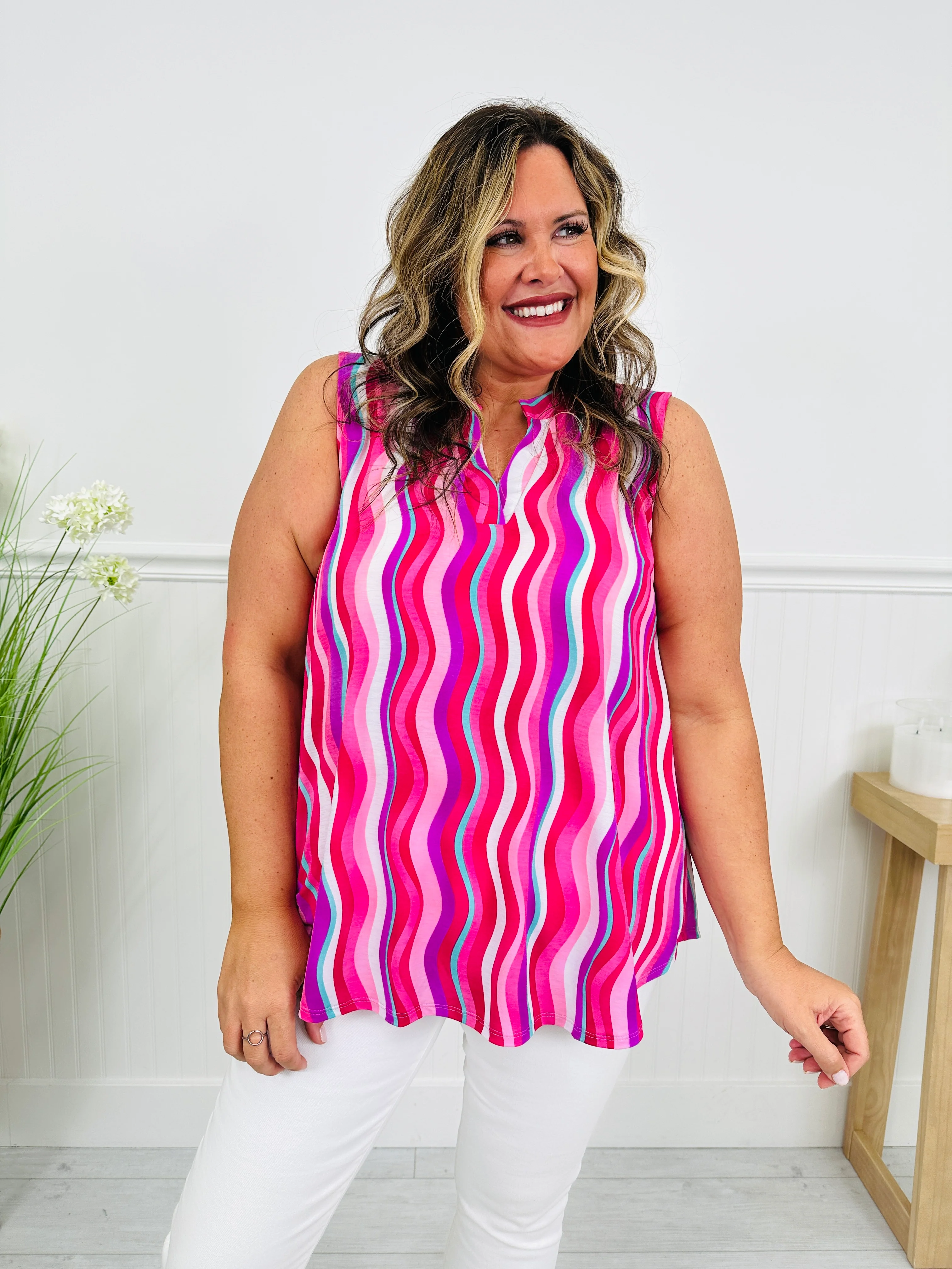 Sunshine Energy Top in San Diego Print - Image 7