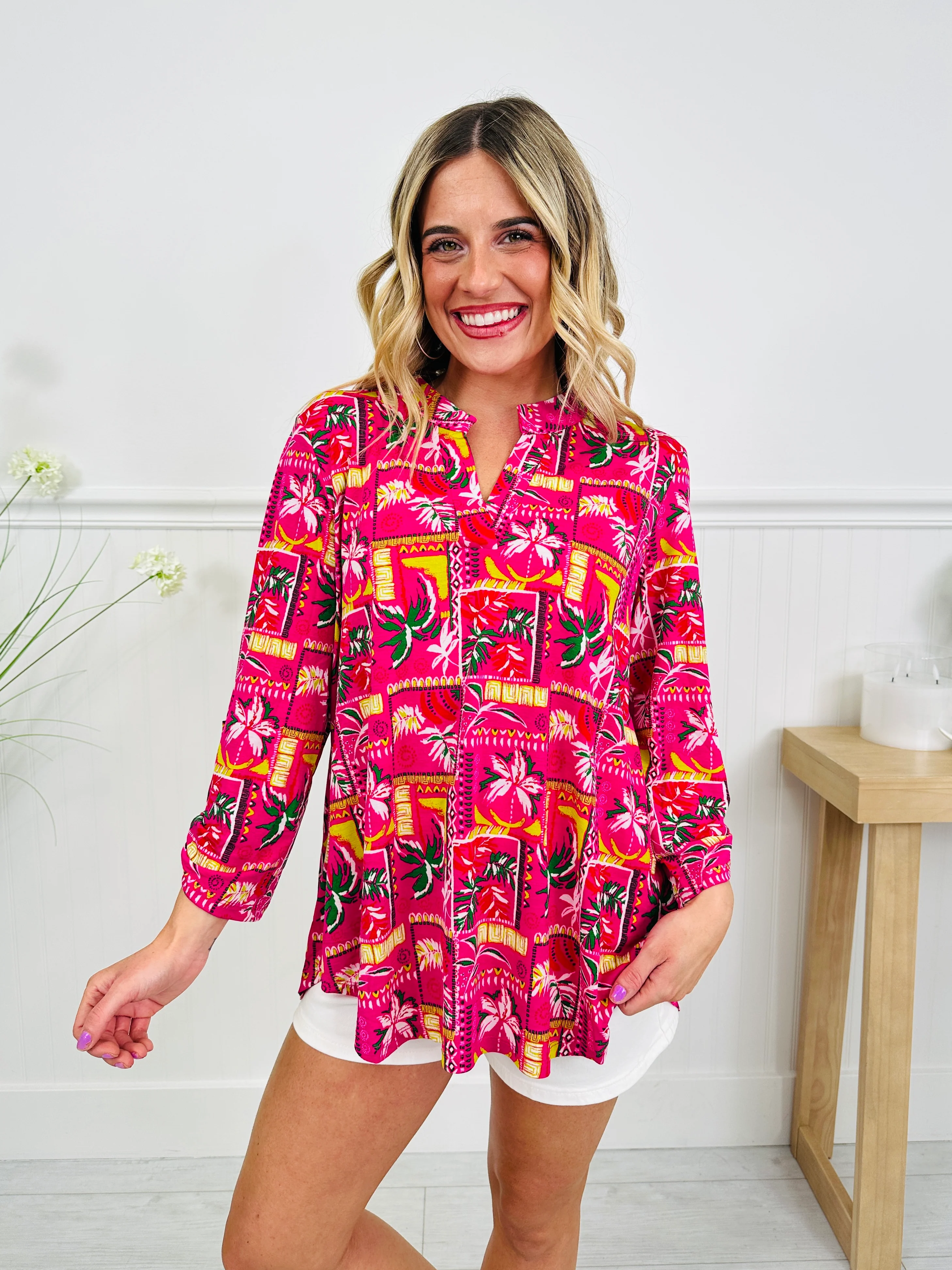 Sweet Like Spring Top in Miami Print - Image 3