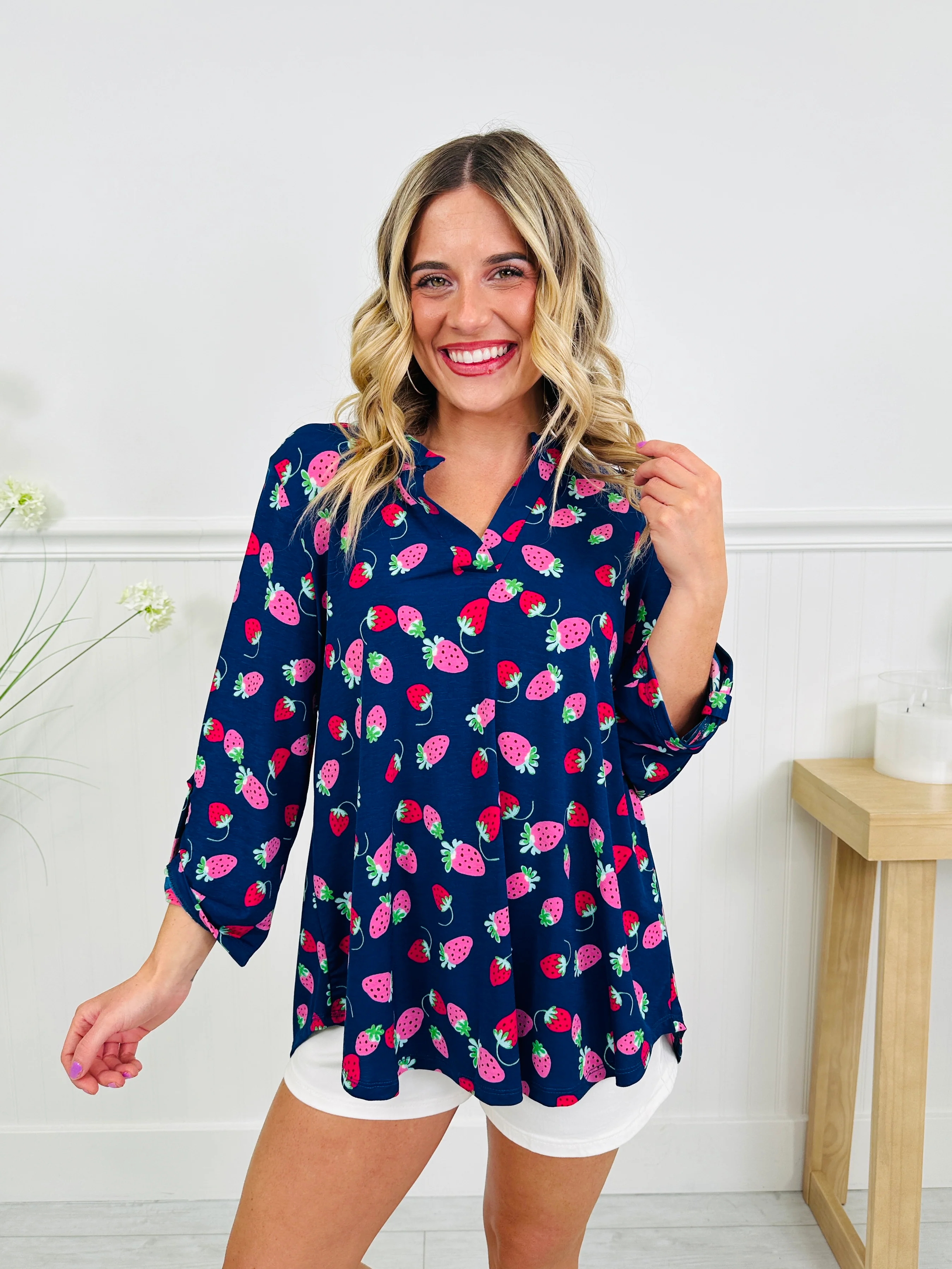 Sweet Like Spring Top in Plant City Print - Image 3