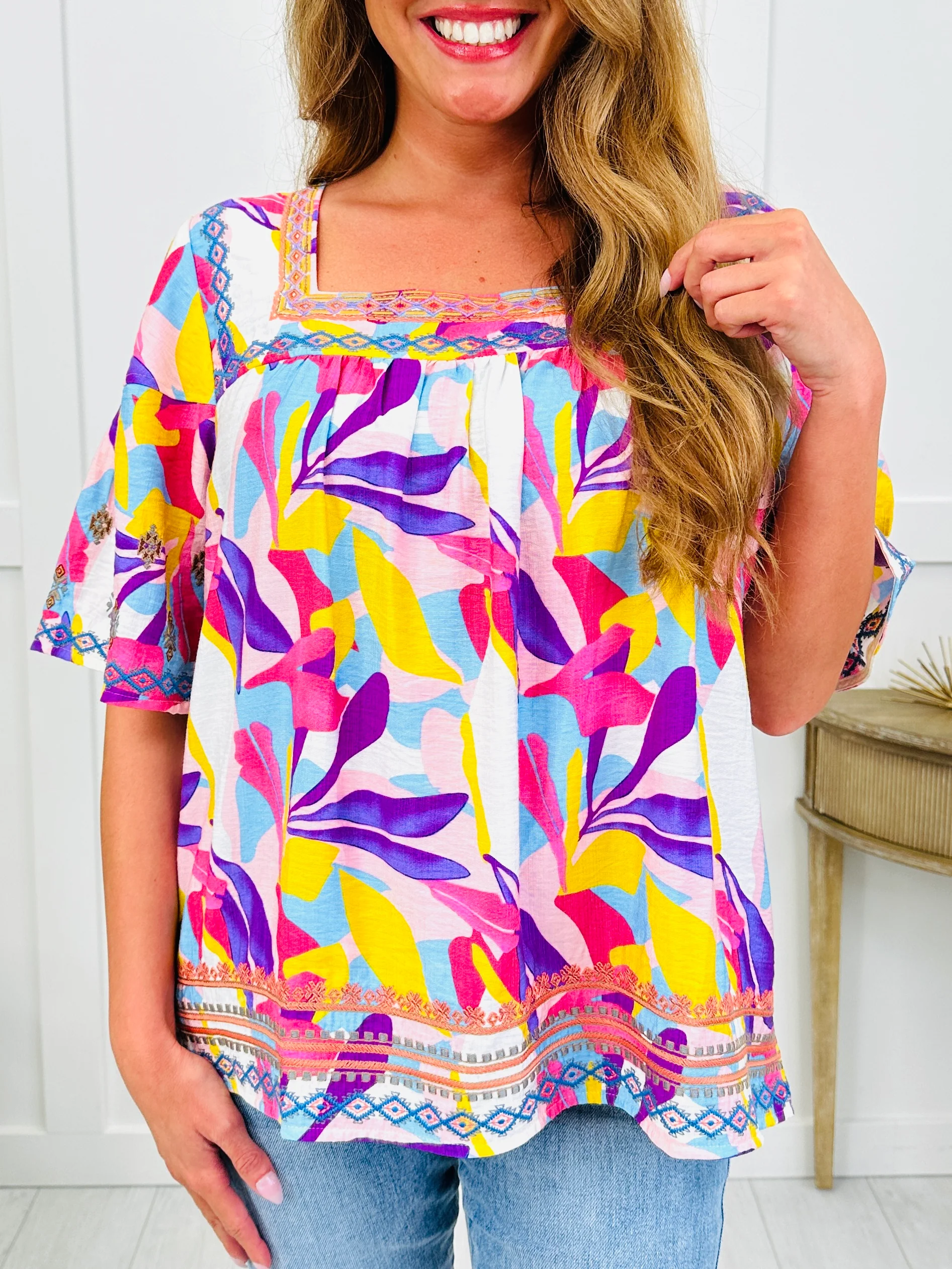 Sweet Magnolia Top In Dewberry - Image 3