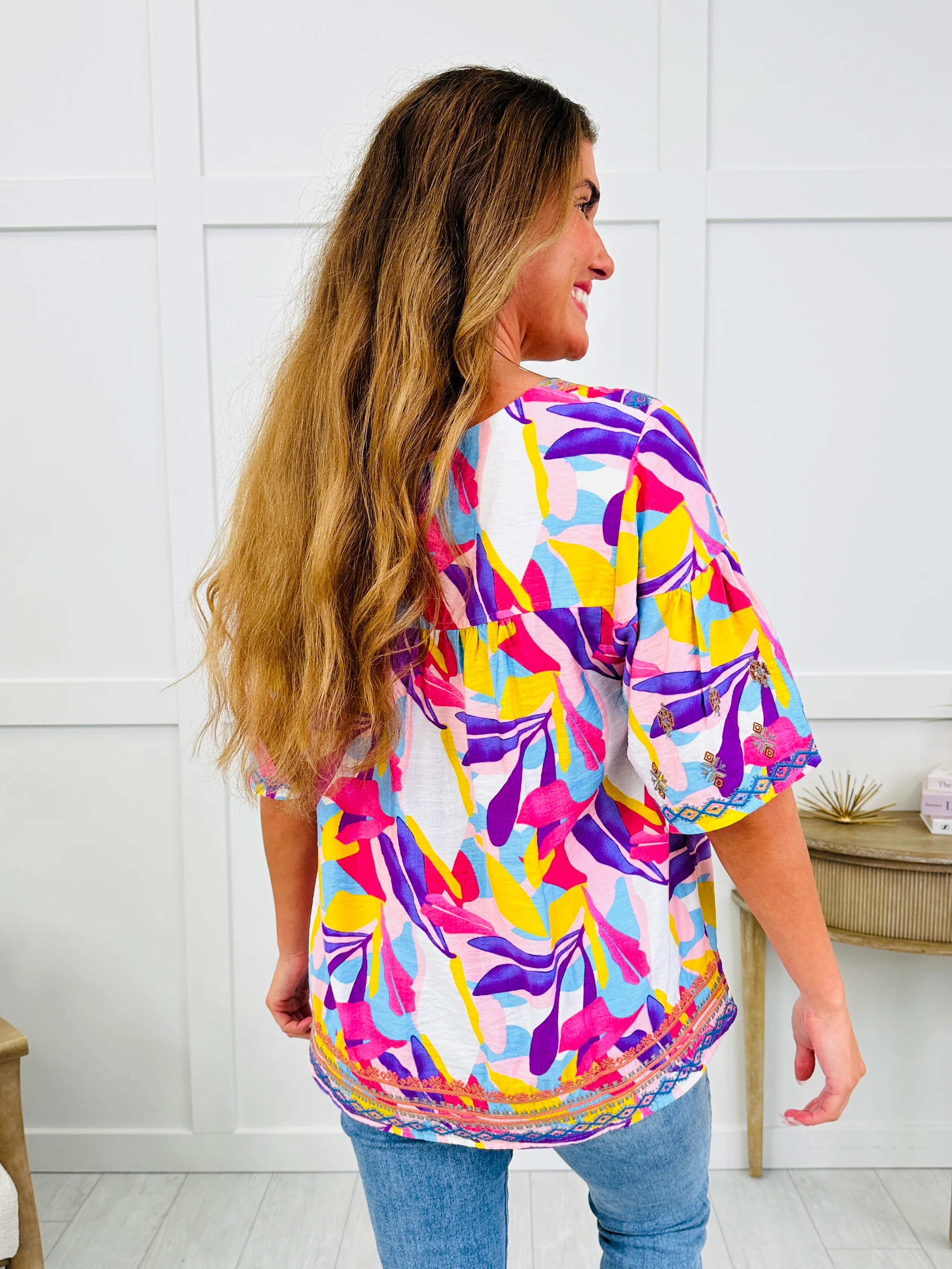 Sweet Magnolia Top In Dewberry - Image 4