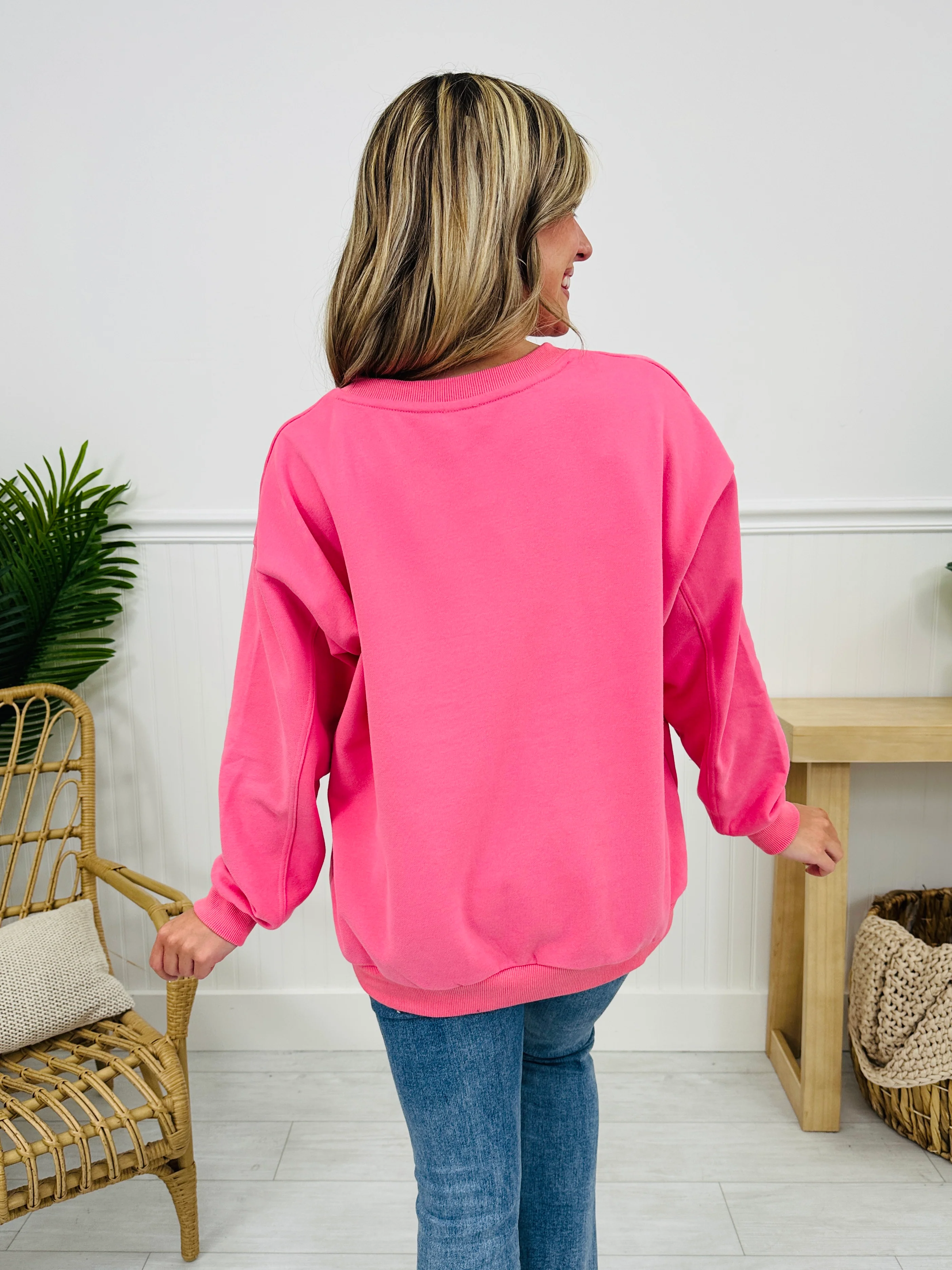 Teach MOCO Exclusive Crewneck In Pink - Image 6