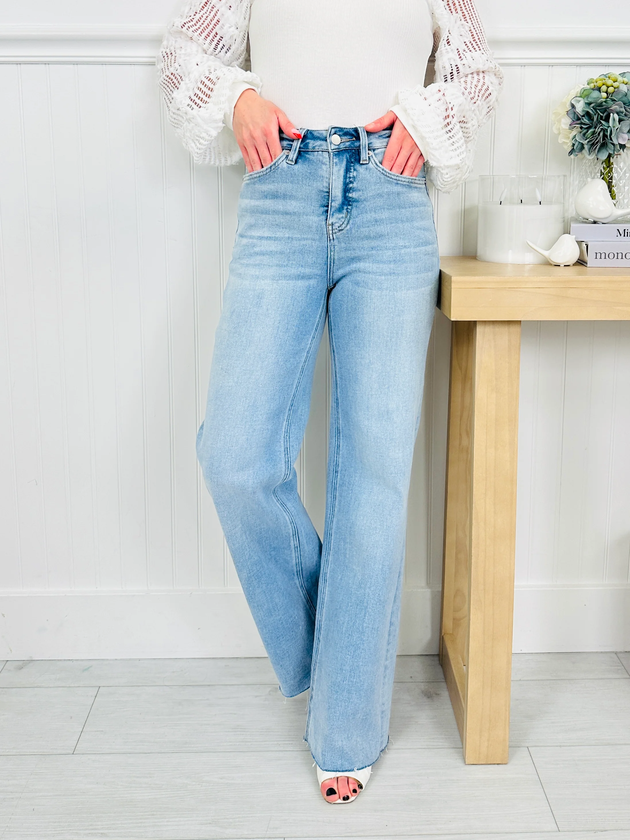 The Next Chapter Tummy Control Wide Leg Jeans - Image 3