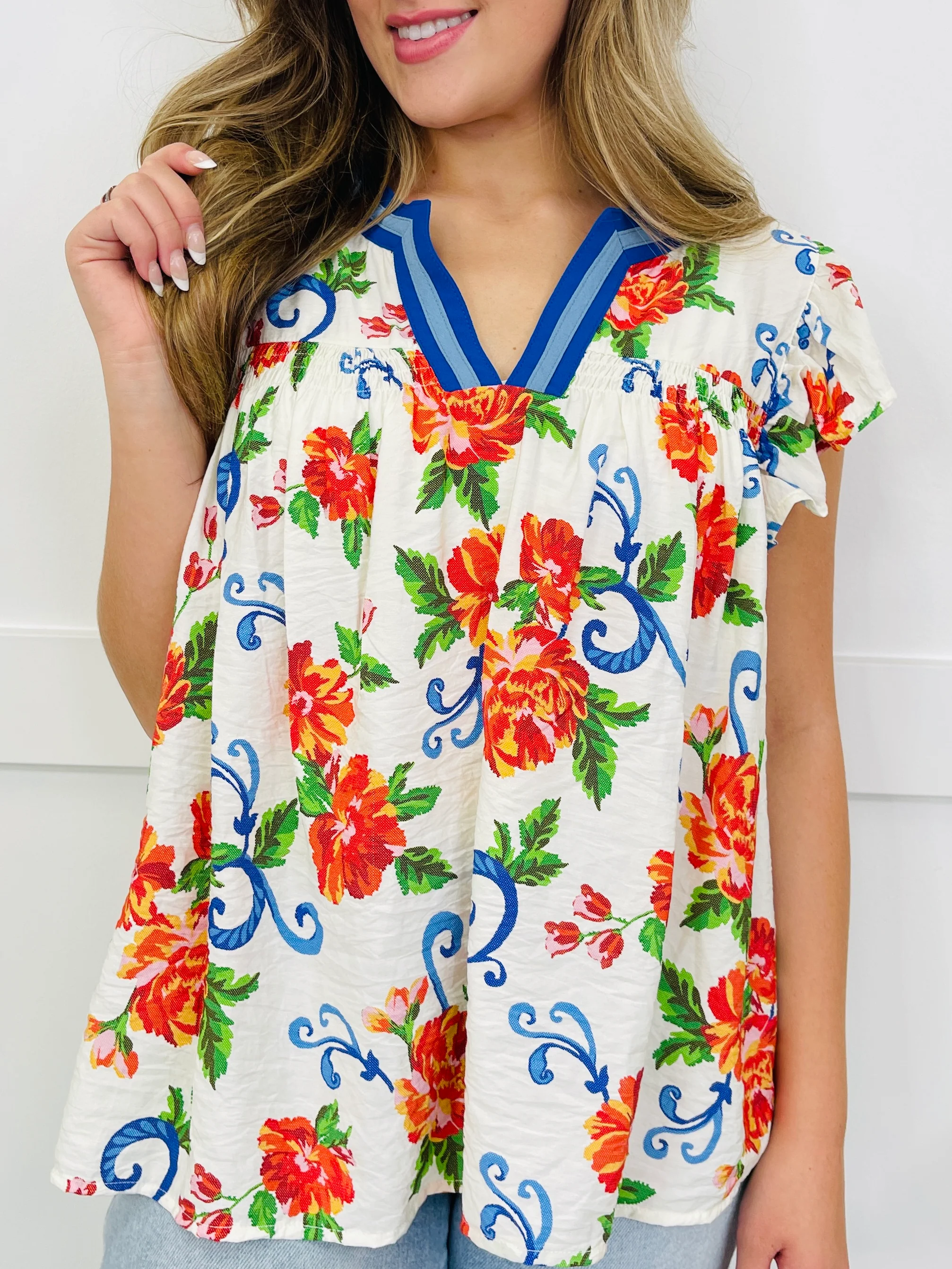 The Riviera Bloom Top