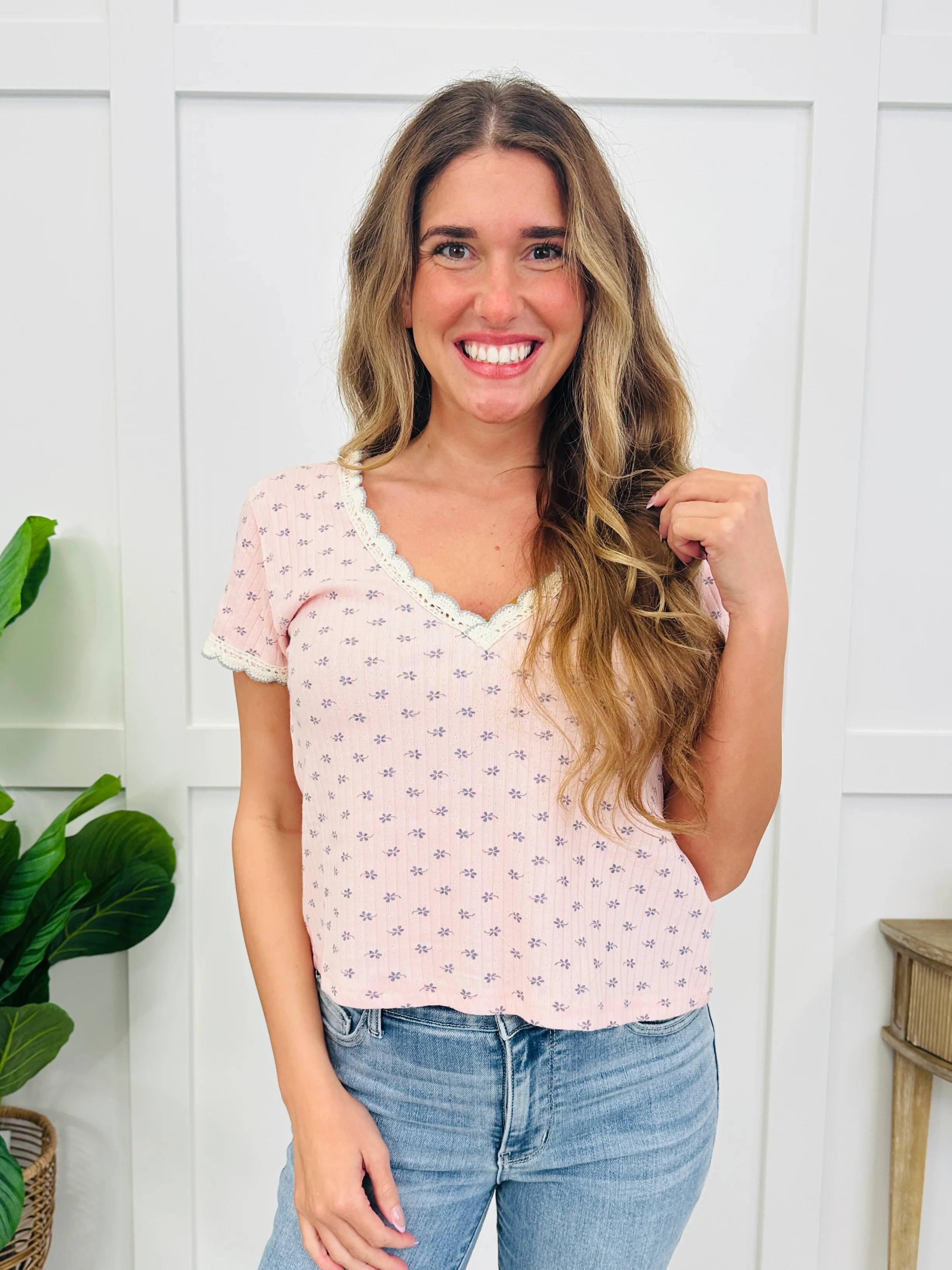 The Soft Contrast Top In Multiple Colors - Image 2