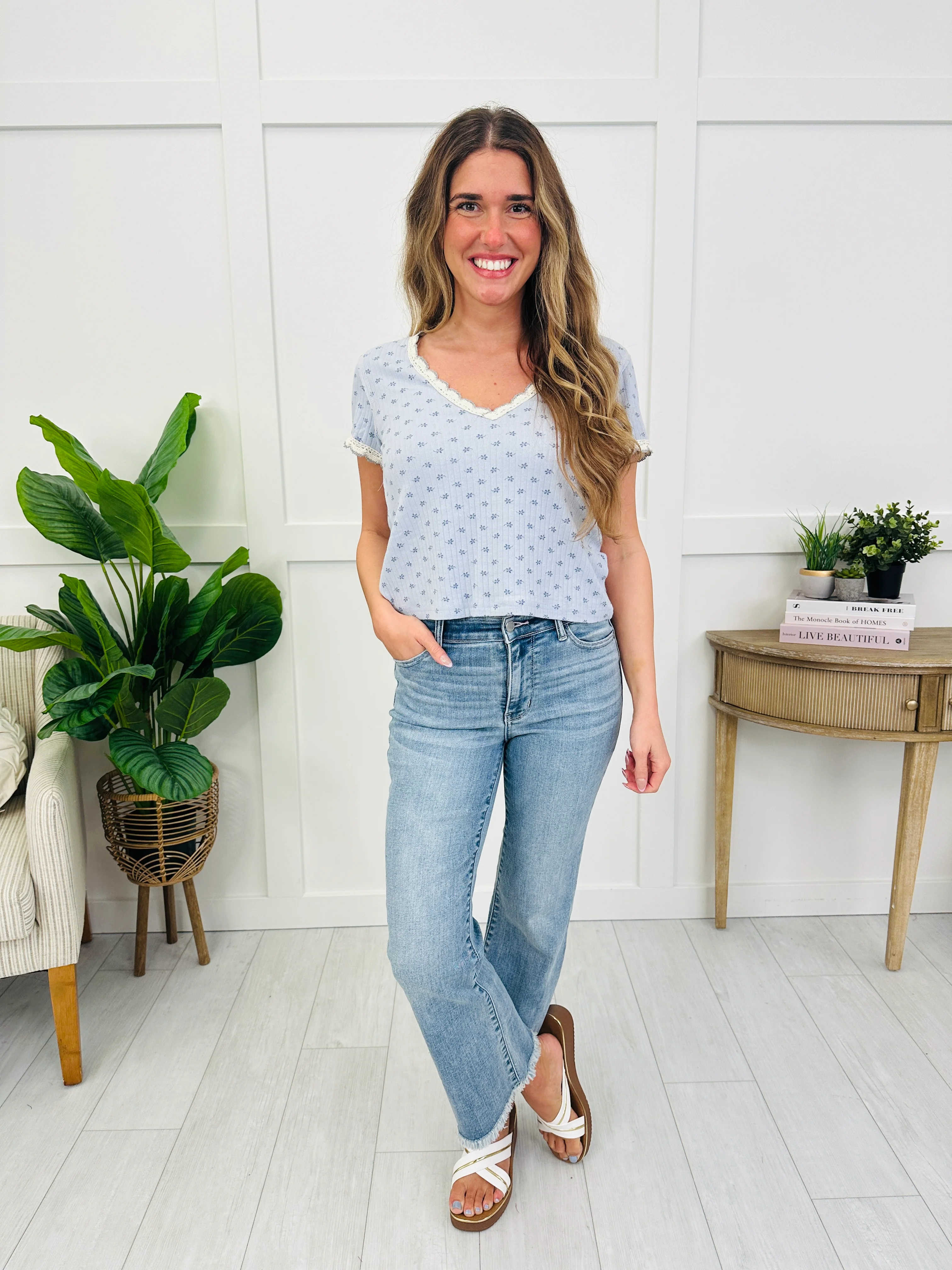 The Soft Contrast Top In Multiple Colors - Image 6