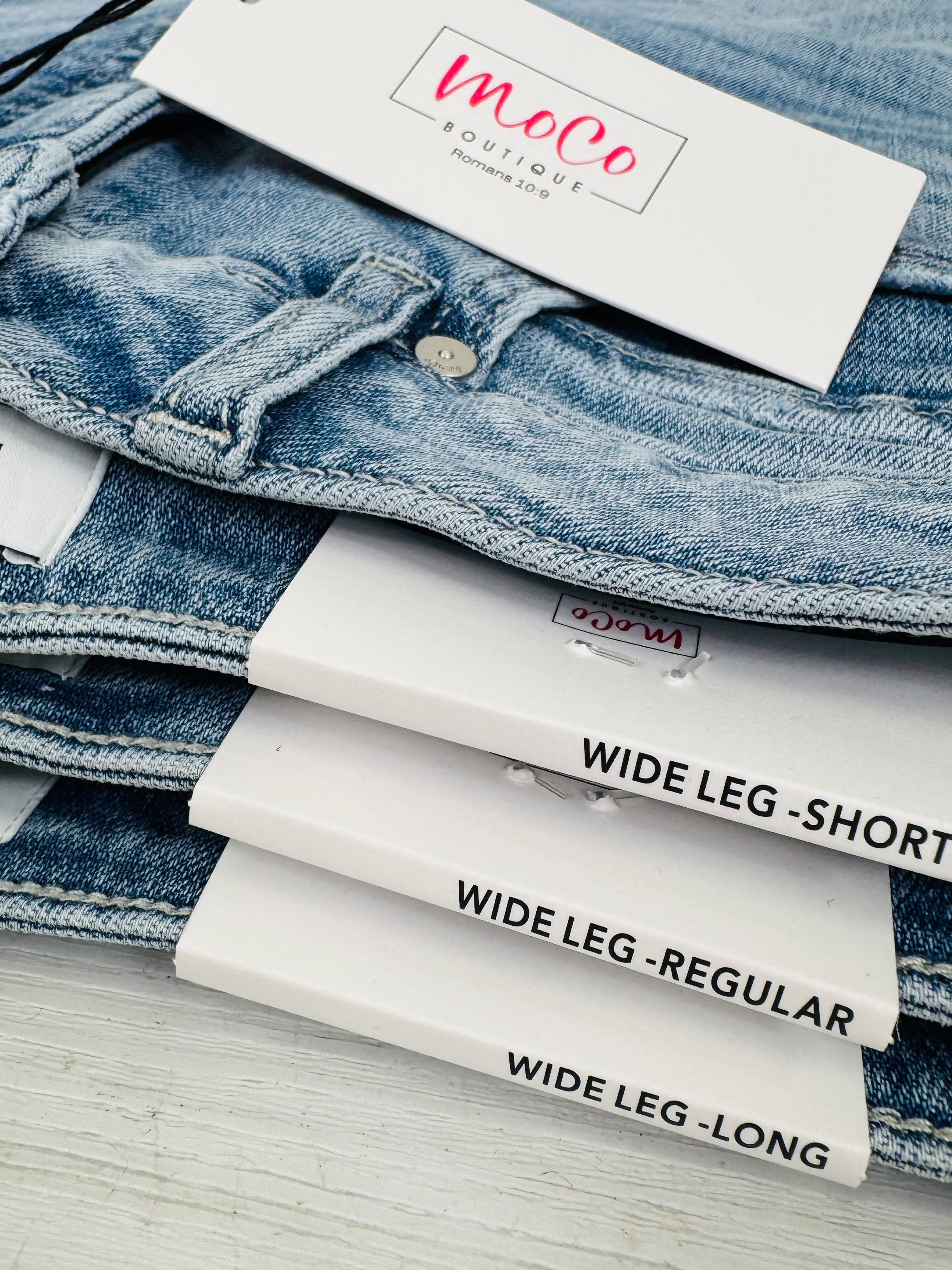 Triple Threat Wide Leg Tummy Control Jeans In Three Inseams - Image 2