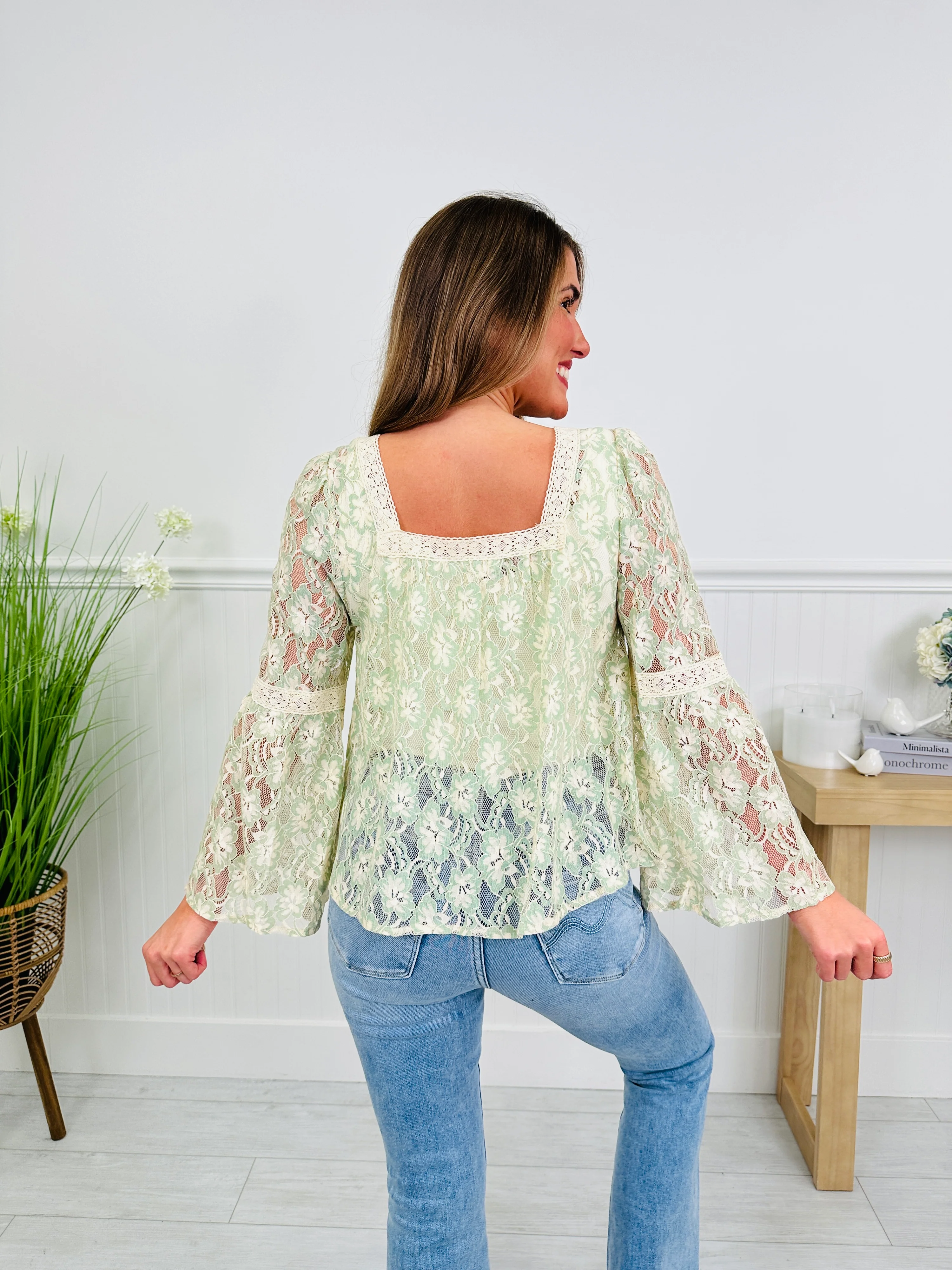Whispering Willow Top in Spearmint - Image 4