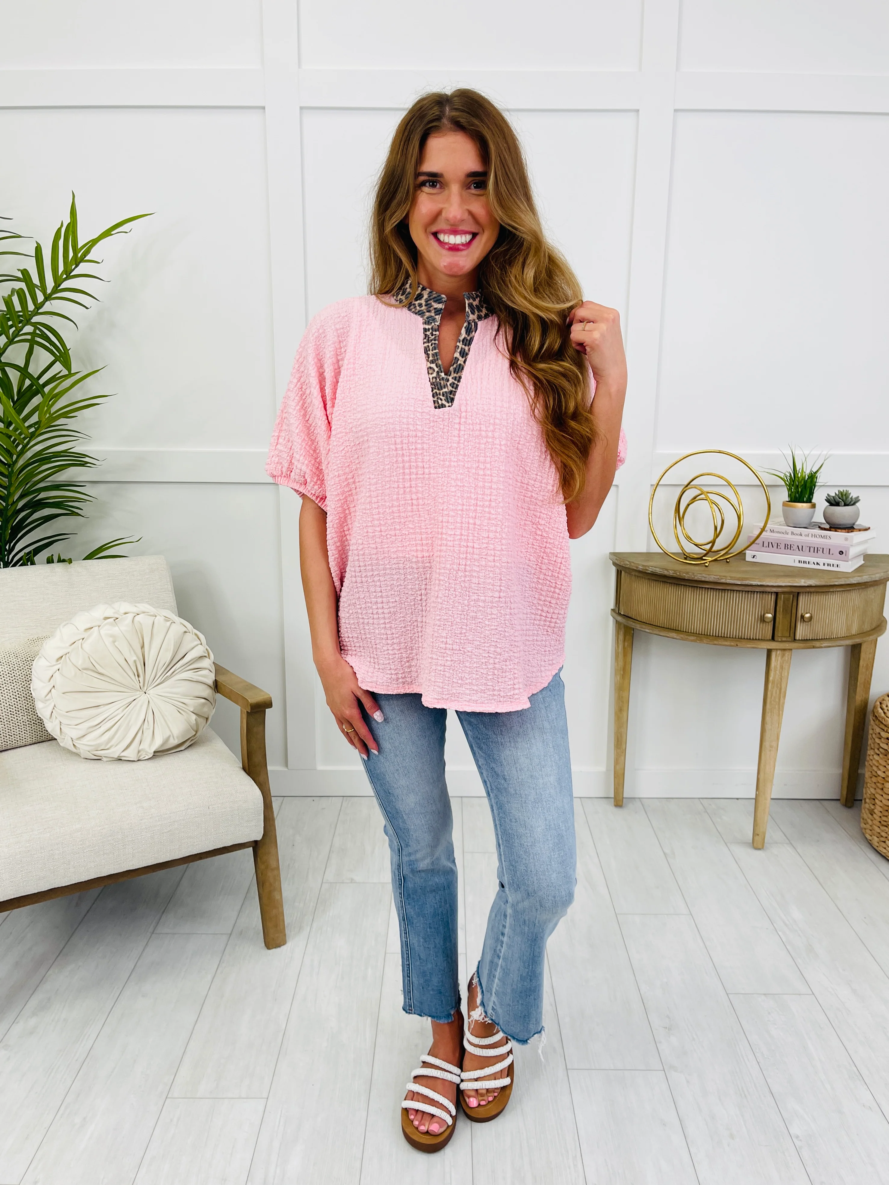 Wildly Comfortable Top In Pink - Image 2