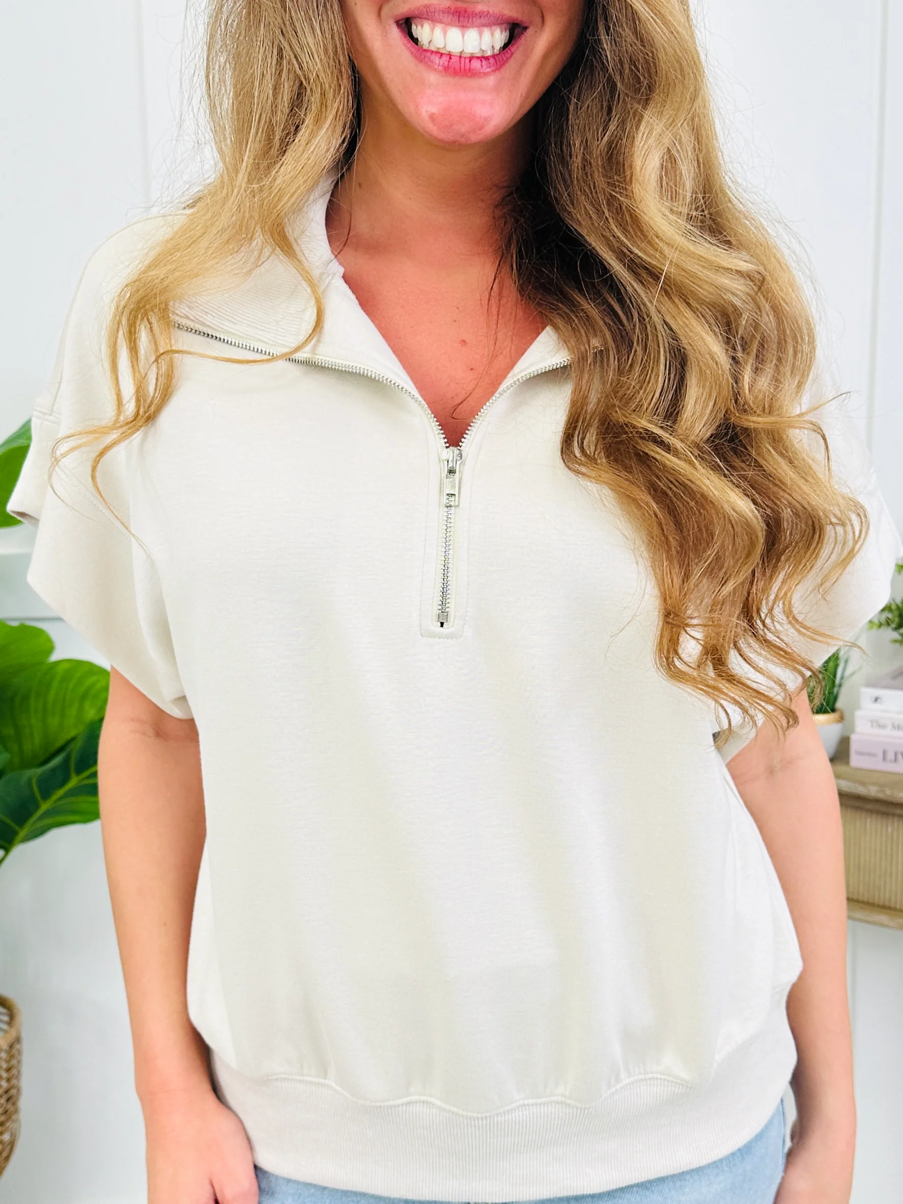 Zip Up The Comfort Top In Multiple Colors - Image 5
